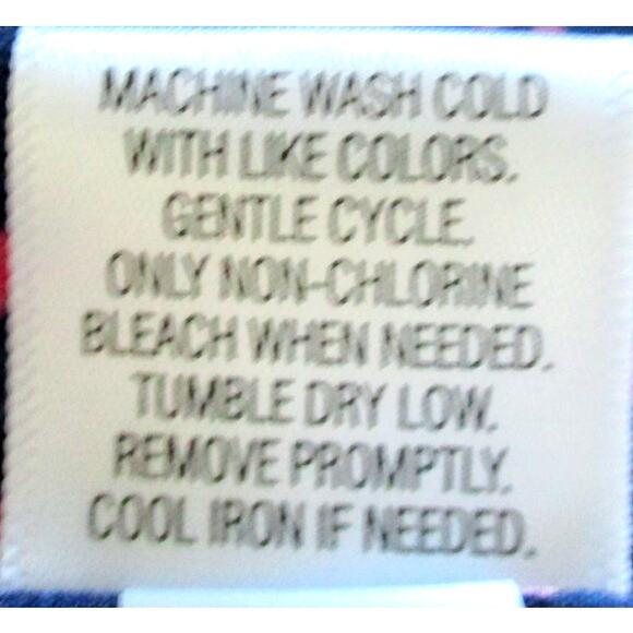 Croft & Barrow Women's Blue & Pink Cap Sleeve Button Shirt Size Small - Picture 10 of 10